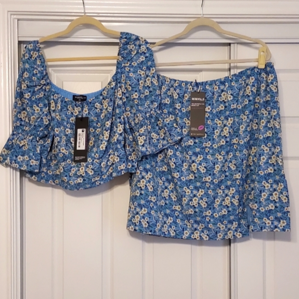 Rebdolls "now and again" floral set 3x